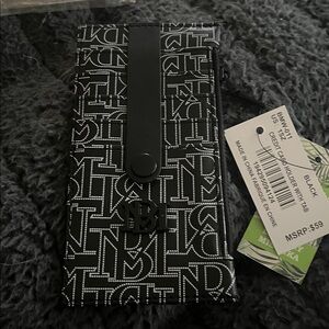 Badgley Mischka Black Card Holder